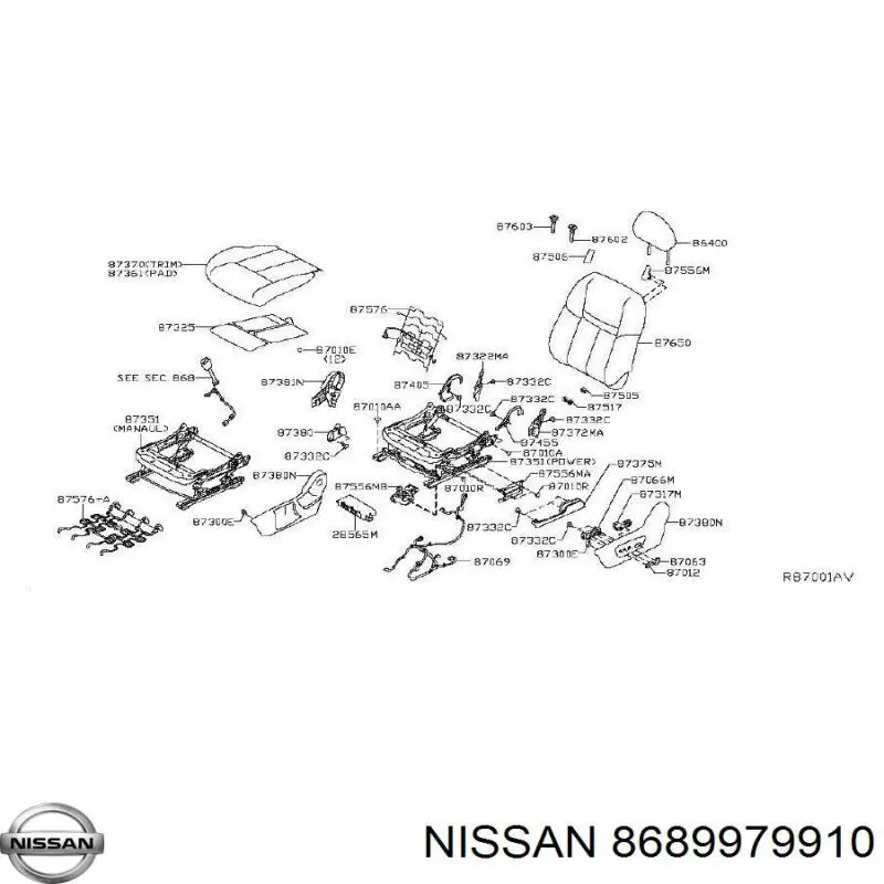 8689979910 Nissan