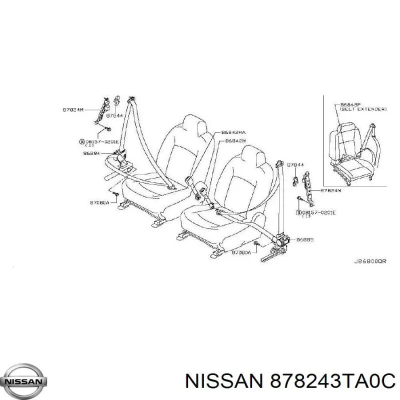 878243TA0C Nissan