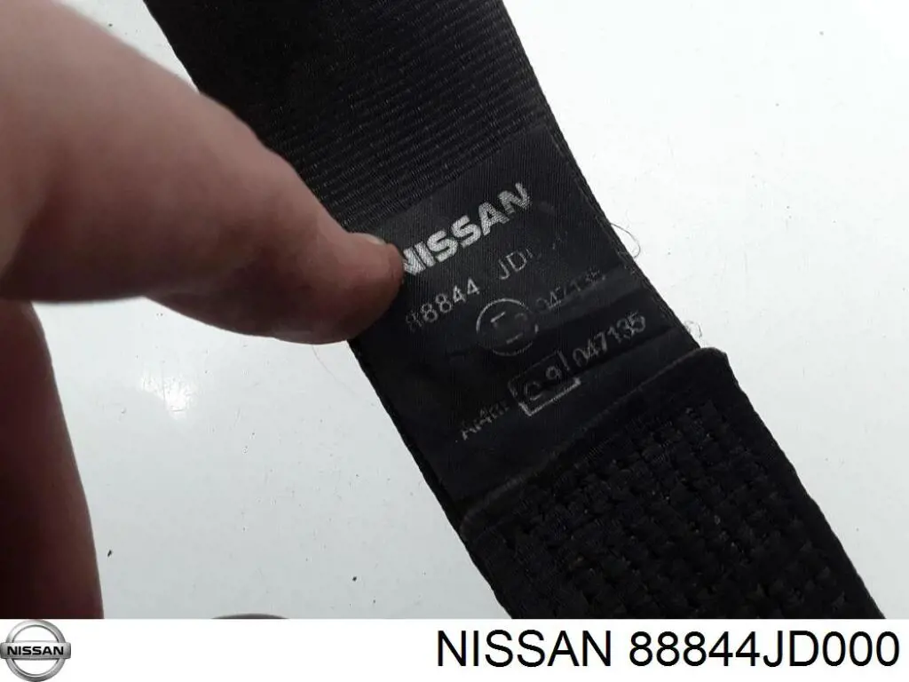 Cinturón de seguridad trasero para Nissan Qashqai (J10)