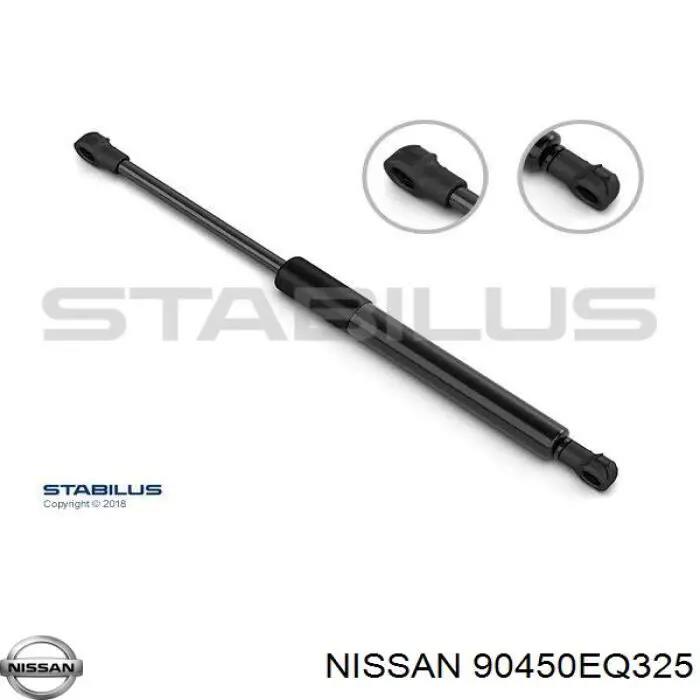 Amortiguador maletero 90450EQ325 Nissan/Infiniti