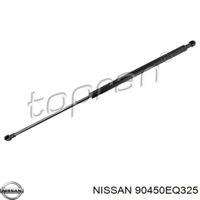 90450EQ325 Nissan amortiguador maletero