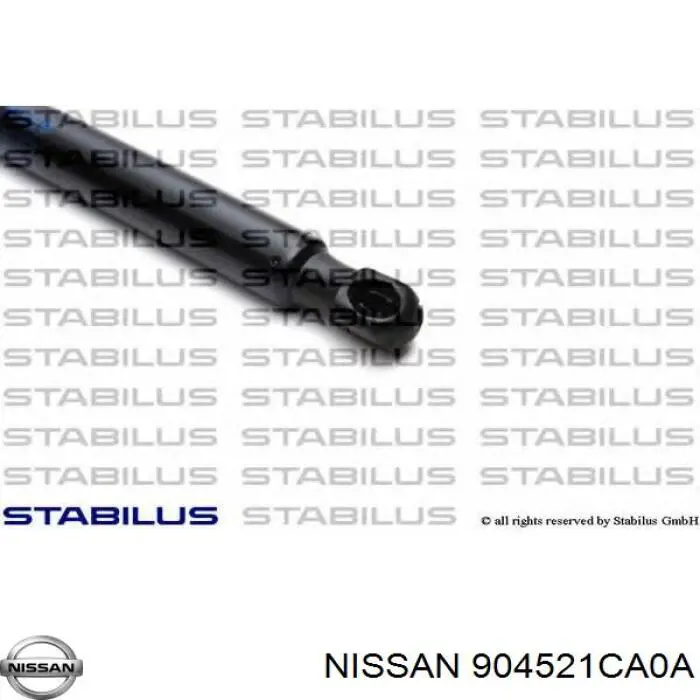 Amortiguador de maletero Nissan/Infiniti 904521CA0A precio, desde 71,15 EUR