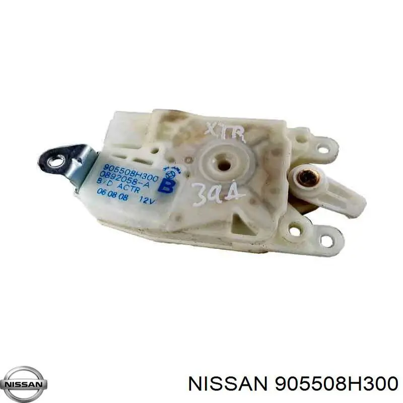 905508H300 Nissan elemento de regulación, cierre centralizado, puerta de maletero