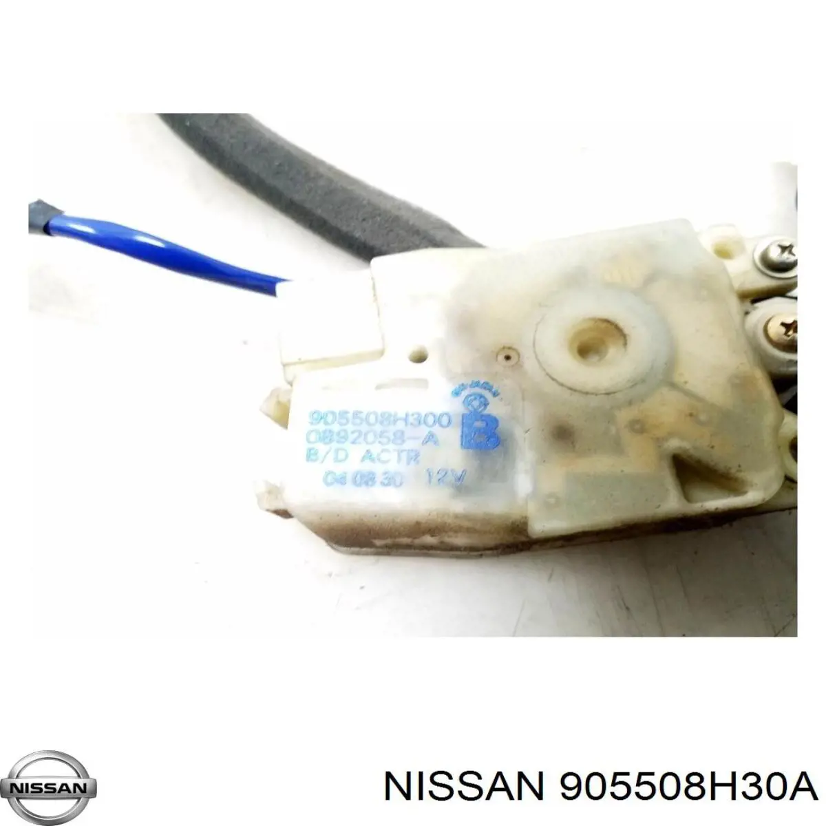 905508H30A Nissan elemento de regulación, cierre centralizado, puerta de maletero