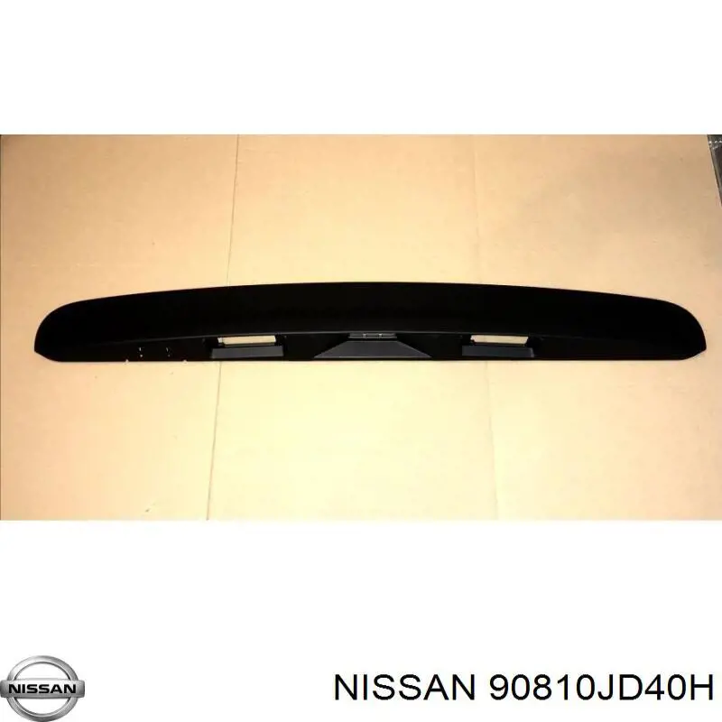 90810JD40H Nissan listón embellecedor/protector, puerta de maletero