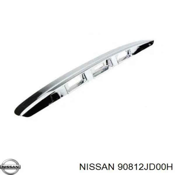 90812JD00H Nissan listón embellecedor/protector, puerta de maletero