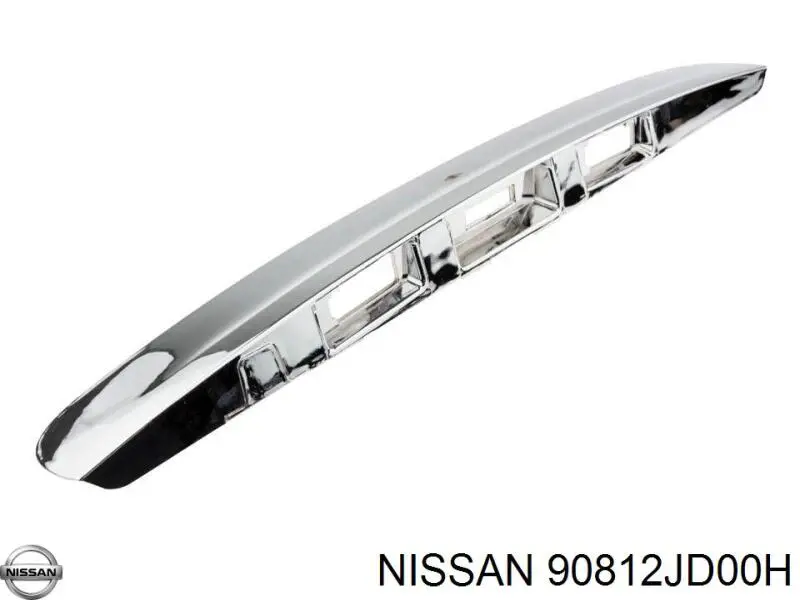 Moldura de tapa de maletero Nissan/Infiniti 90812JD00H