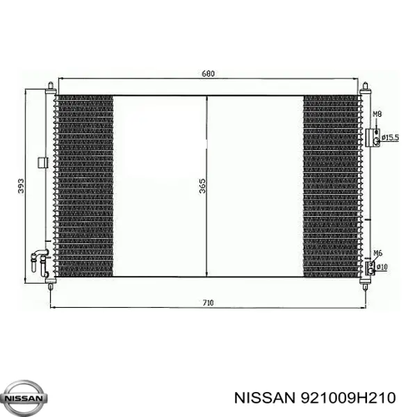 Aire acondicionado capacitor Nissan/Infiniti 921009H210 precio, desde 81,31 EUR