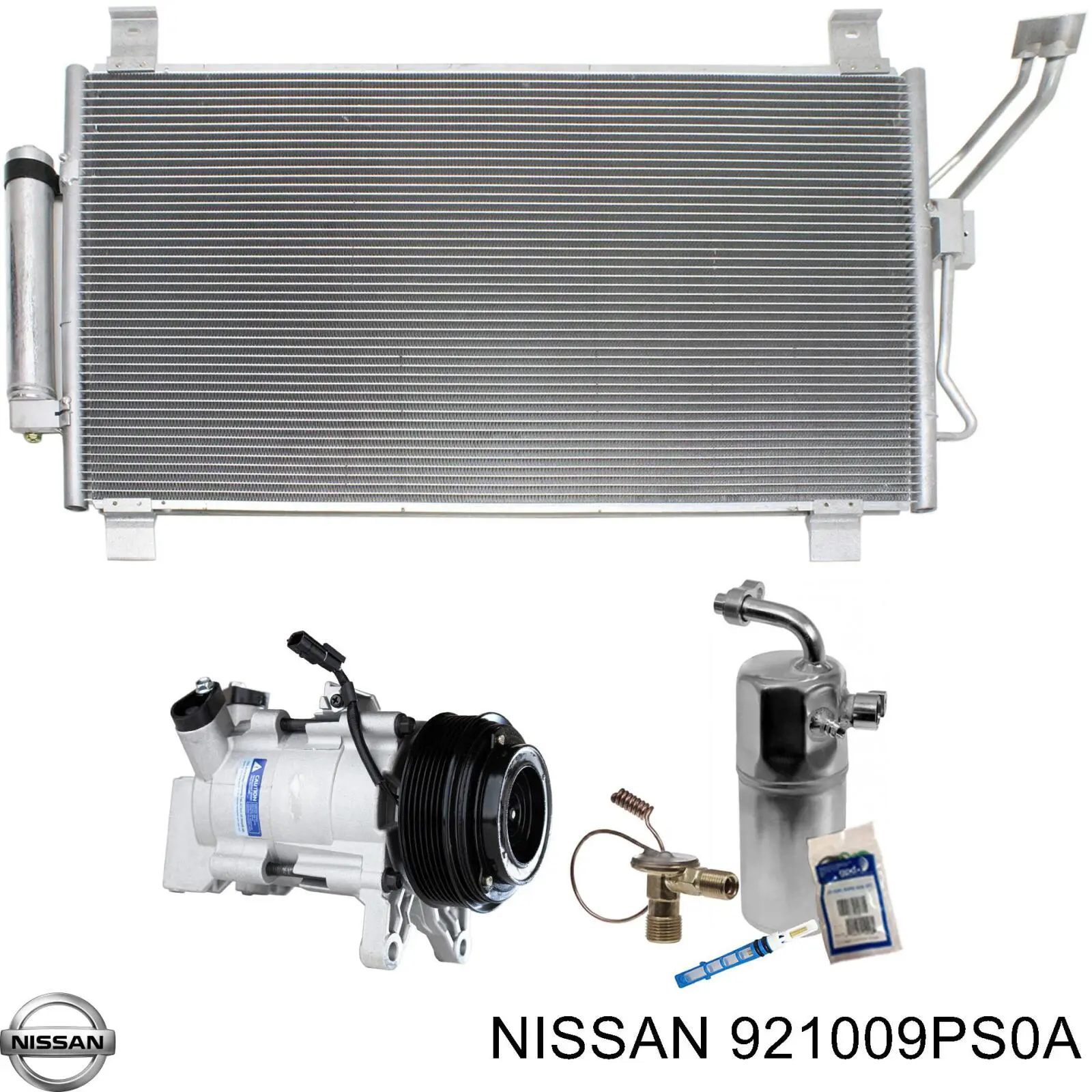 Comprar 921009PS0A Nissan/Infiniti Condensador de aire acondicionado