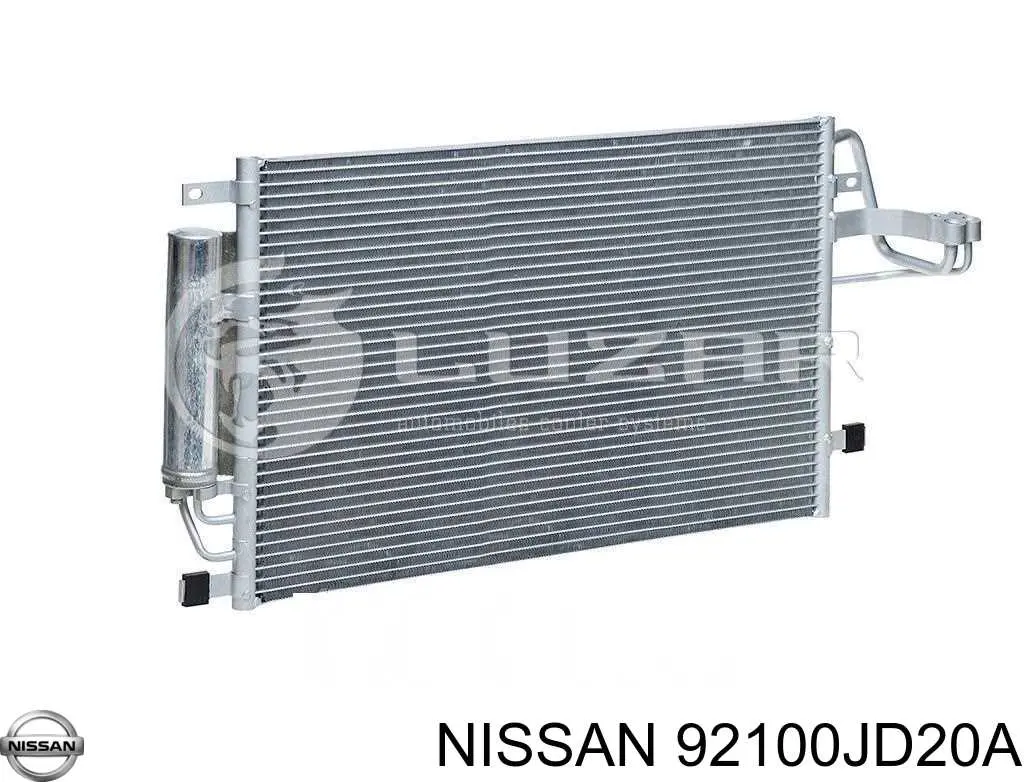Comprar 92100JD20A Nissan/Infiniti Condensador de aire acondicionado