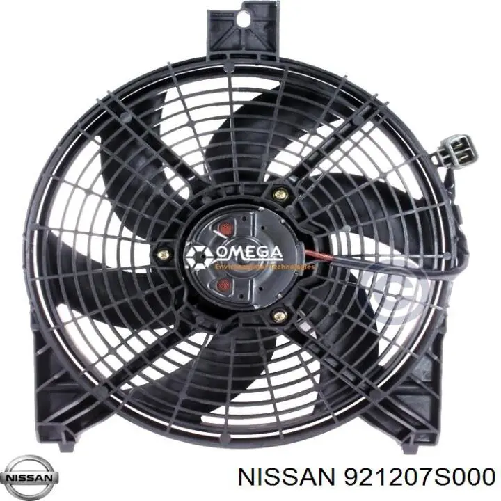 Ventilador (rodete +motor) refrigeración del motor con electromotor completo para Nissan Armada (TA60)