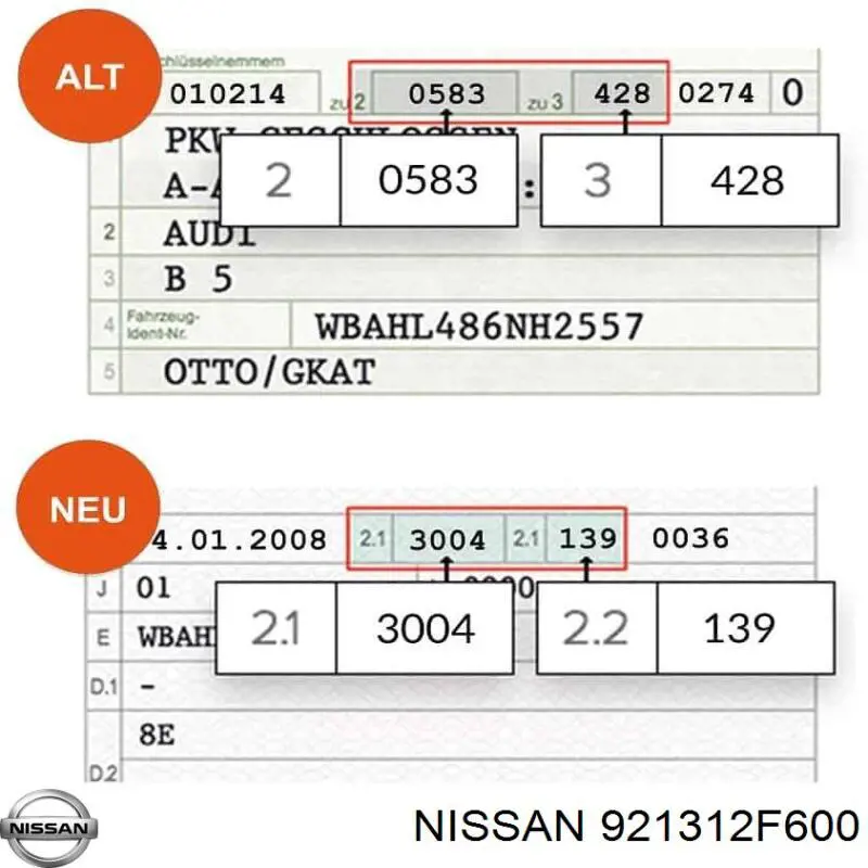 921312F600 Nissan filtro deshidratador