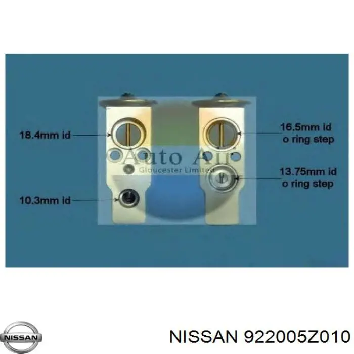 Válvula TRV, aire acondicionado para Nissan Navara (D40M)