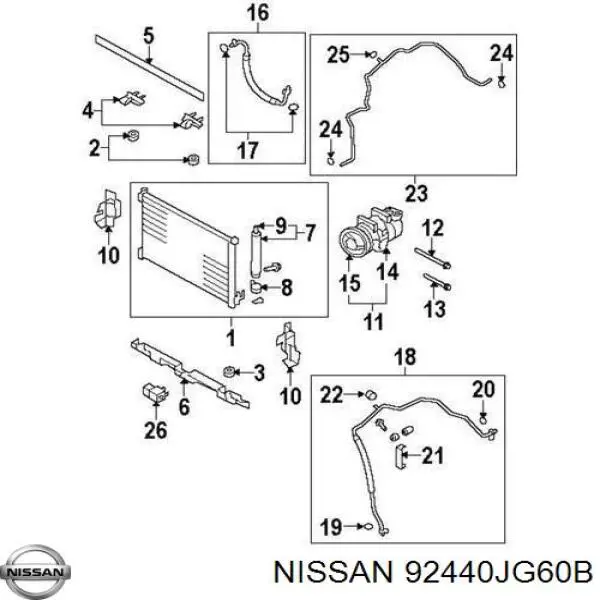  Nissan/Infiniti 92440JG60B precio, desde 189,67 EUR
