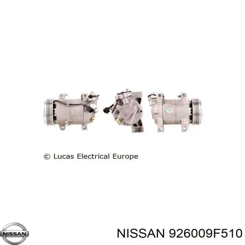 Compresor ac Nissan/Infiniti 926009F510 precio, desde 62,44 EUR