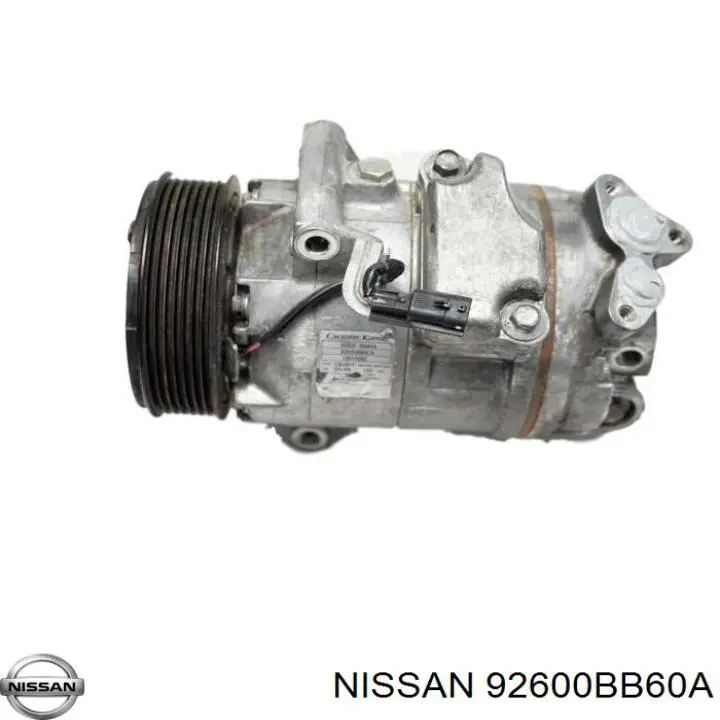 92600BB60A Nissan compresor de aire acondicionado