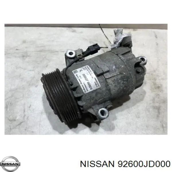 Compresor de aire acondicionado 92600JD000 Nissan/Infiniti
