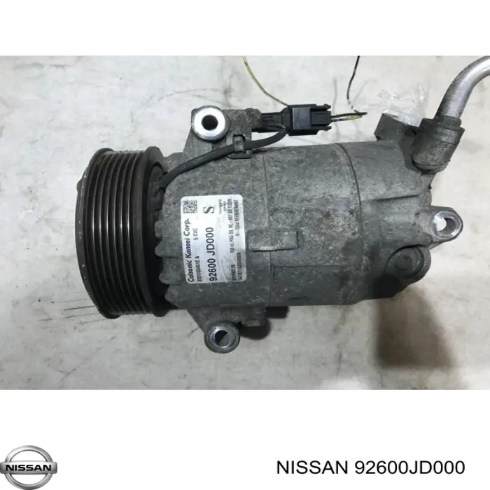 Compresor de aire acondicionado 92600JD000 Nissan/Infiniti