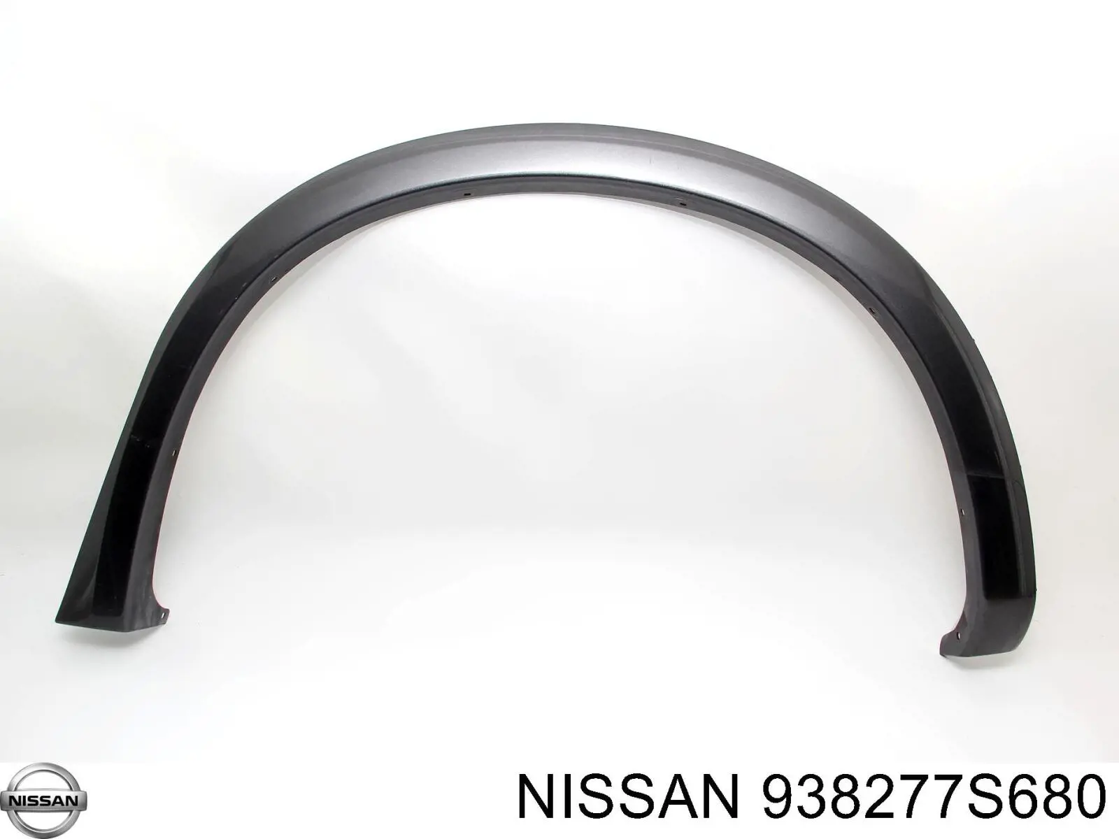 938277S680 Nissan listón embellecedor/protector, guardabarros trasero izquierdo
