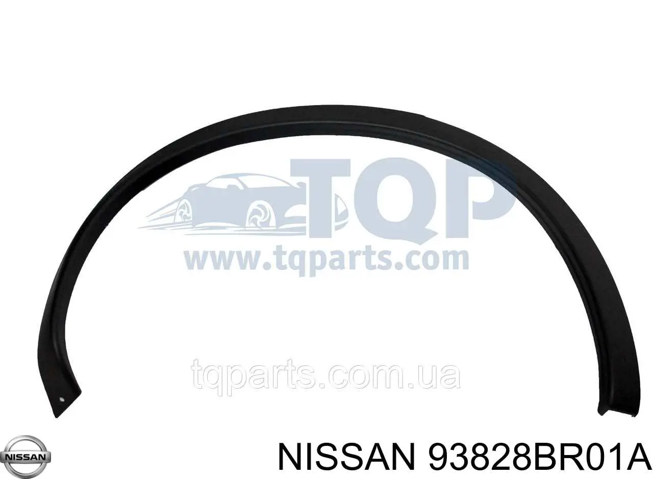 93828BR01A Nissan ensanchamiento, guardabarros trasero derecho