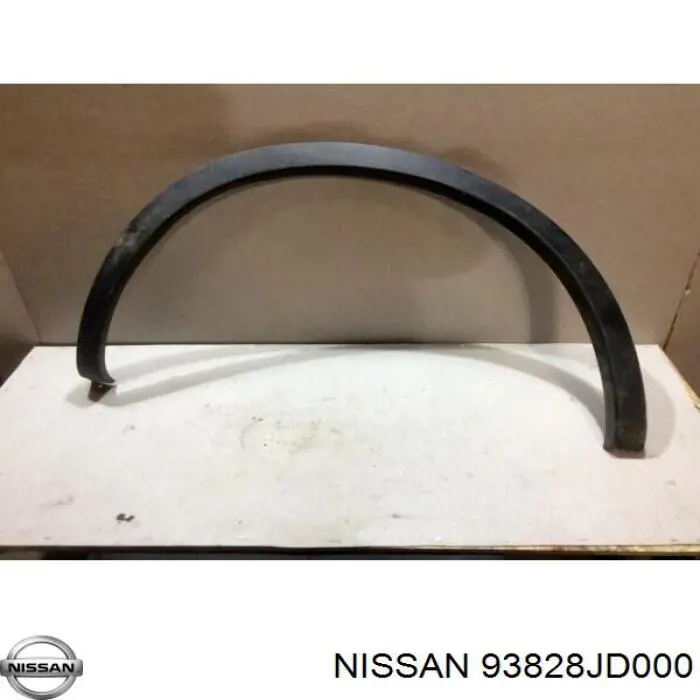 Aletín guardabarros trasero derecho para Nissan Qashqai (J10)