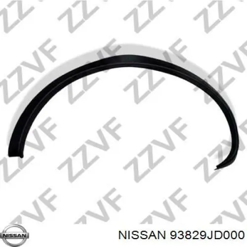 Extensión de la aleta trasera izquierda Nissan/Infiniti 93829JD000 precio, desde 60,01 EUR