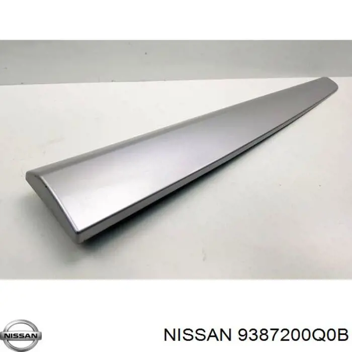 Moldura del guardabarros trasero derecho 93197650 Renault (RVI)