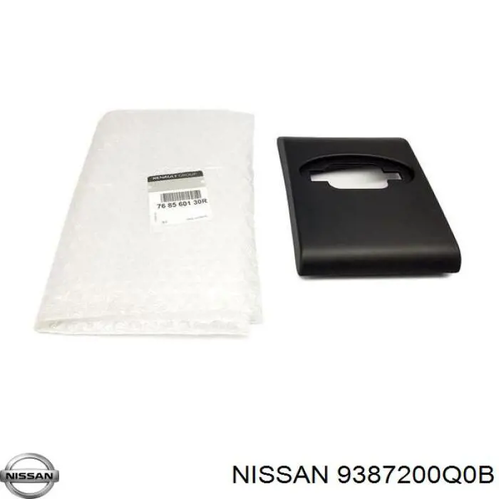 Comprar 93197650 Renault (RVI) Moldura del guardabarros trasero derecho