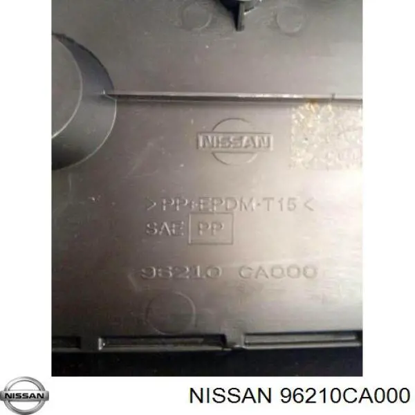 96210CA000 Nissan soporte de matricula delantera