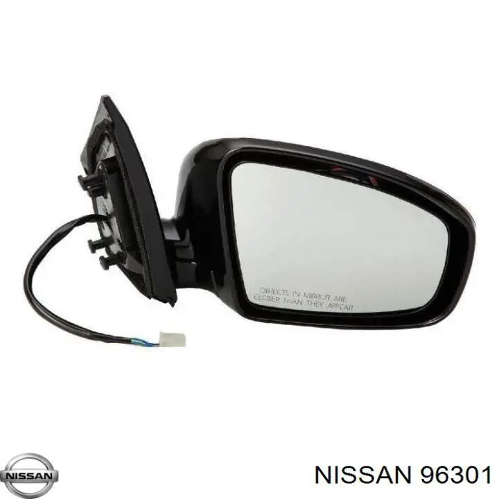 Comprar 96301 Nissan/Infiniti Espejo de retrovisor derecho