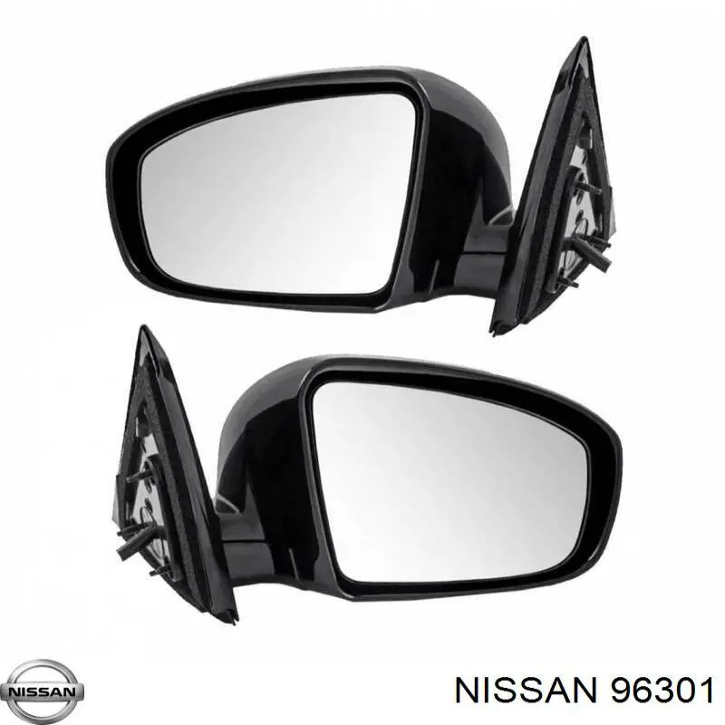Espejo de retrovisor derecho 96301 Nissan/Infiniti