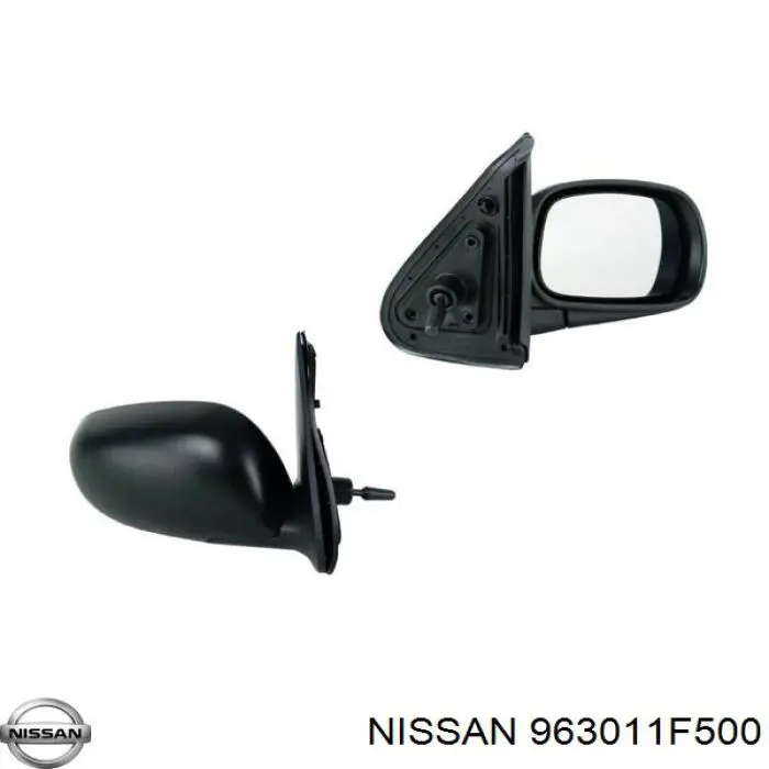 963011F500 Nissan espejo retrovisor derecho