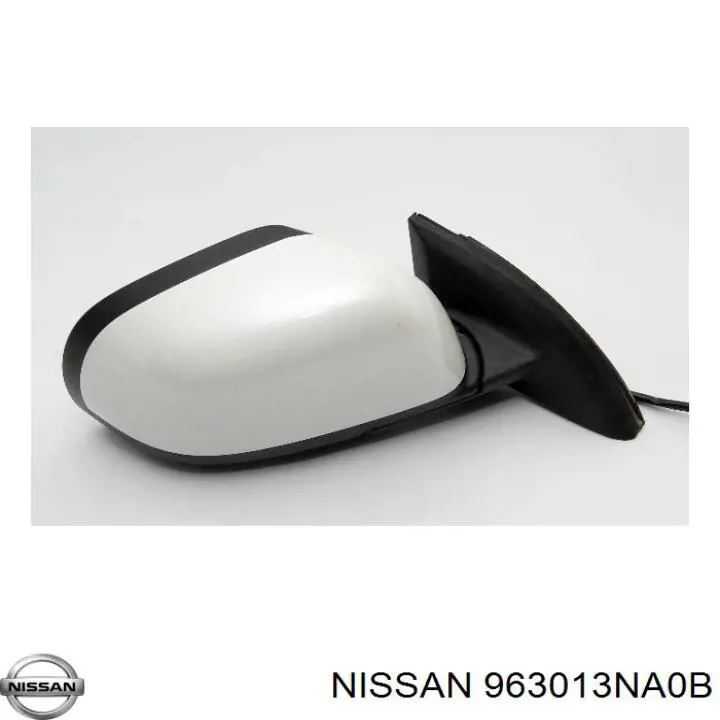 963013NA0B Nissan espejo retrovisor derecho