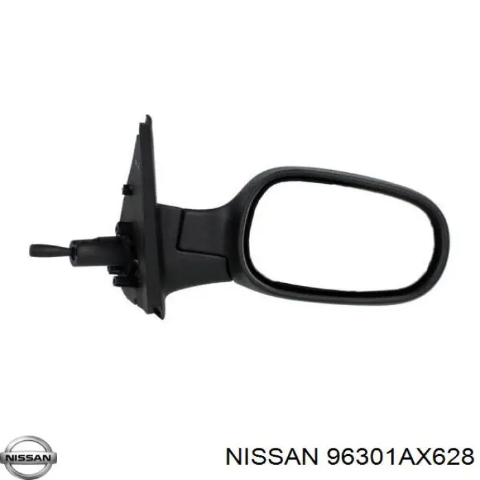 Comprar 96301AX628 Nissan/Infiniti Espejo de retrovisor derecho