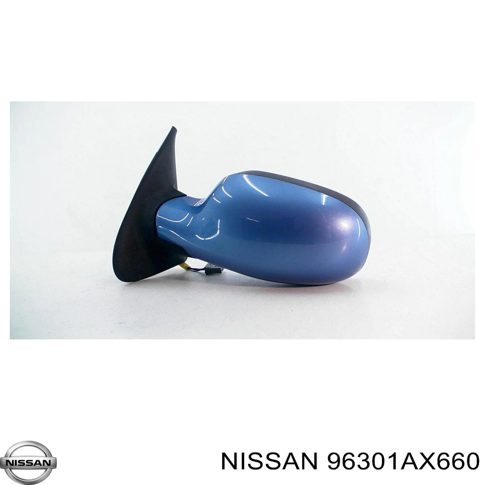 96301AX660 Nissan espejo retrovisor derecho