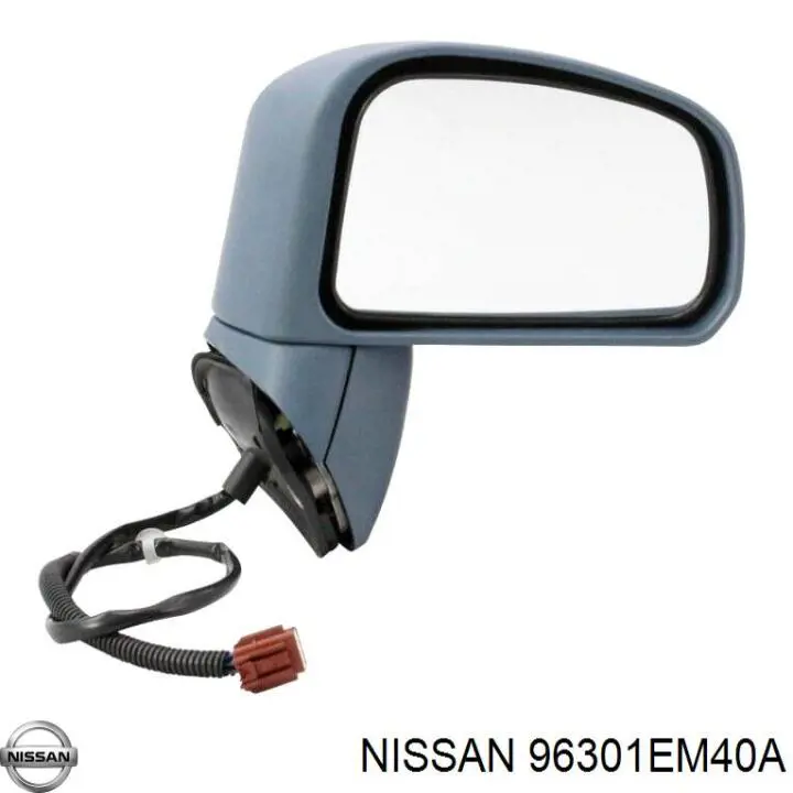 Cristal de retrovisor exterior derecho para Nissan Tiida (SC11)