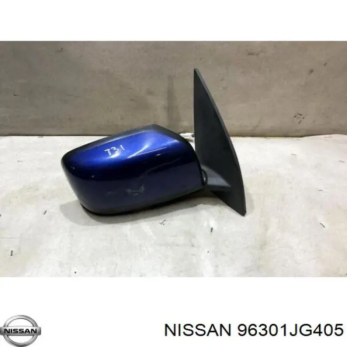 96301JG405 Nissan espejo retrovisor derecho