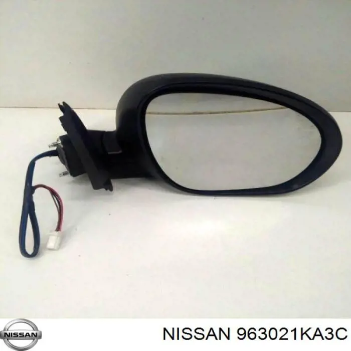 963021KA3C Nissan espejo retrovisor izquierdo