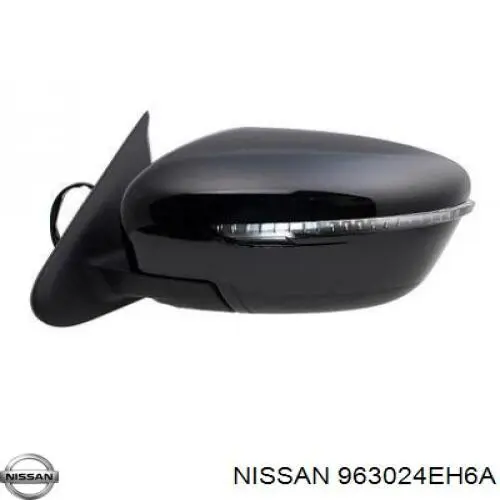 Comprar 963024EH6A Nissan/Infiniti Espejo de retrovisor izquierdo