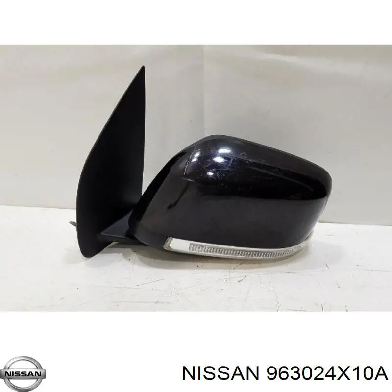 963024X10A Nissan espejo retrovisor izquierdo