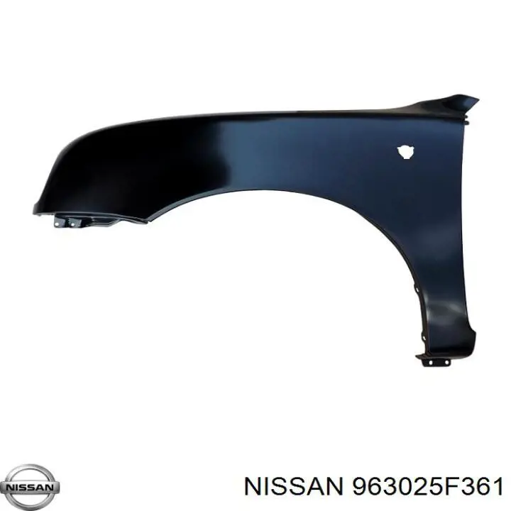 963025F310 Nissan espejo retrovisor izquierdo