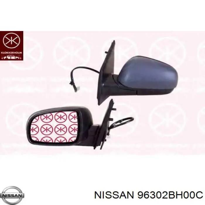 Espejo izquierdo Nissan/Infiniti 96302BH00C precio, desde 371,25 EUR