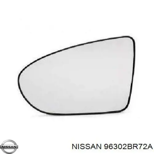 96302BR72A Nissan espejo retrovisor izquierdo