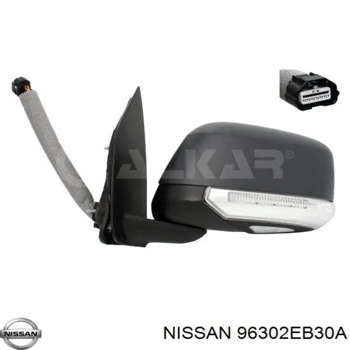 Espejo izquierdo Nissan/Infiniti 96302EB30A precio, desde 216,11 EUR