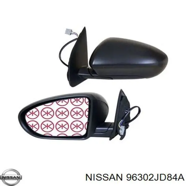 Retrovisor izquierdo Nissan Qashqai 1 