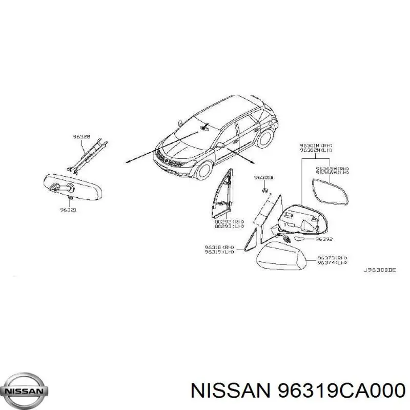  Nissan/Infiniti 96319CA000 precio, desde 80,43 EUR