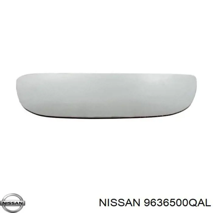 9636500QAL Nissan cristal de espejo retrovisor exterior derecho