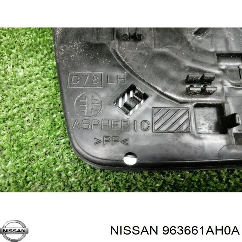 Comprar 963661AH0A Nissan/Infiniti Cristal de espejo retrovisor exterior izquierdo