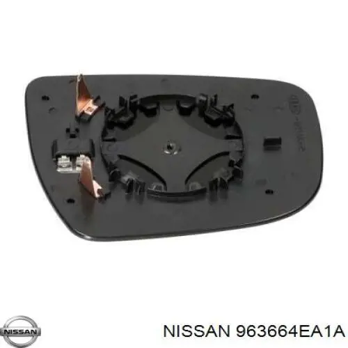 Cristal de espejo retrovisor exterior izquierdo Nissan/Infiniti 963664EA1A precio, desde 24,77 EUR