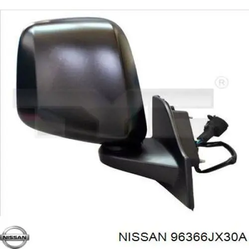 Cristal de espejo retrovisor exterior izquierdo Nissan/Infiniti 96366JX30A precio, desde 33,82 EUR